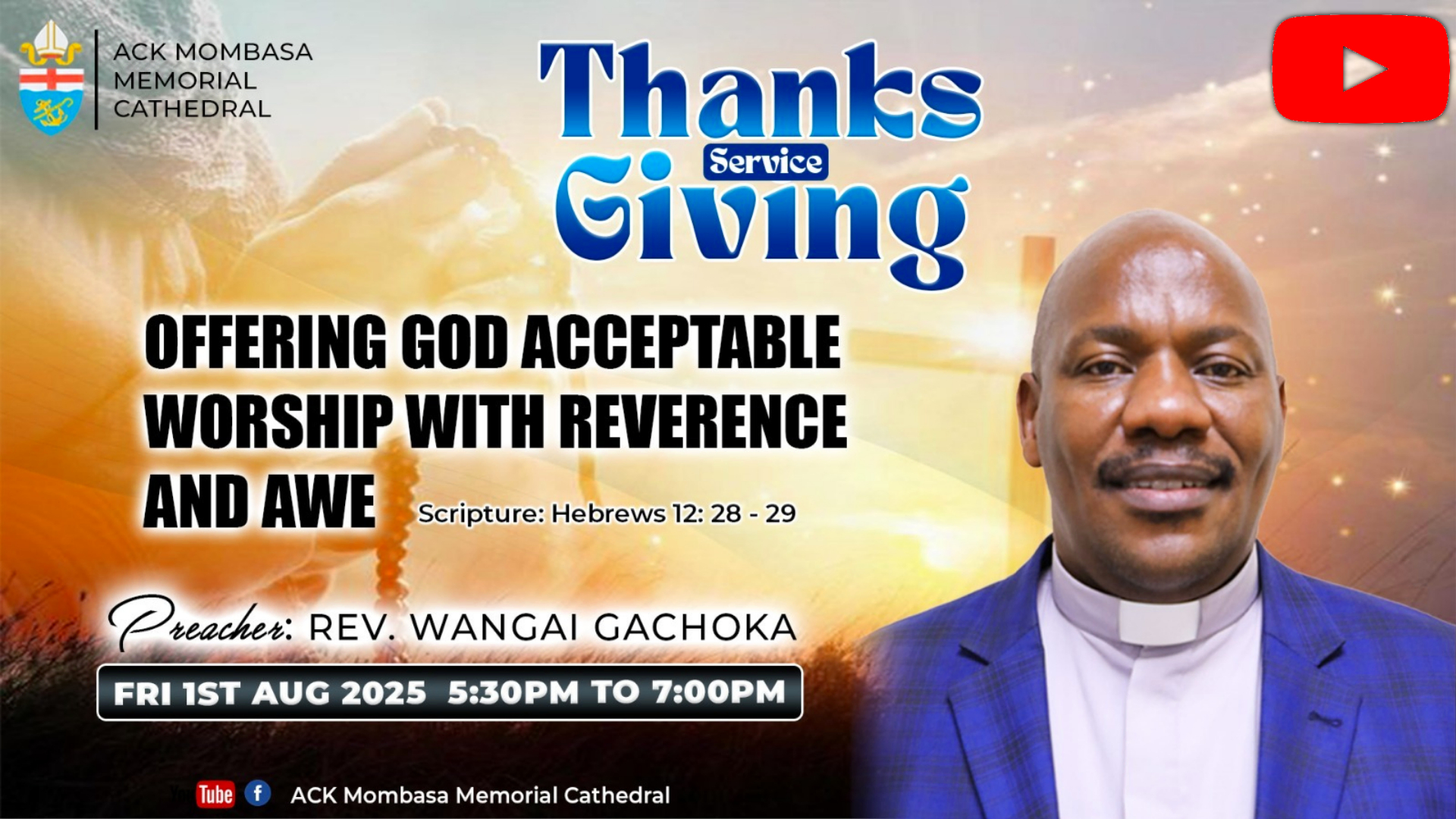 OFFERING GOD ACCEPTANCE WORSHIP WITH REVERENCE AND AWE